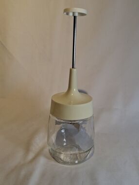 Vintage Androck Canada Hand Nut Food Chopper Beige Lid – Glass Jar